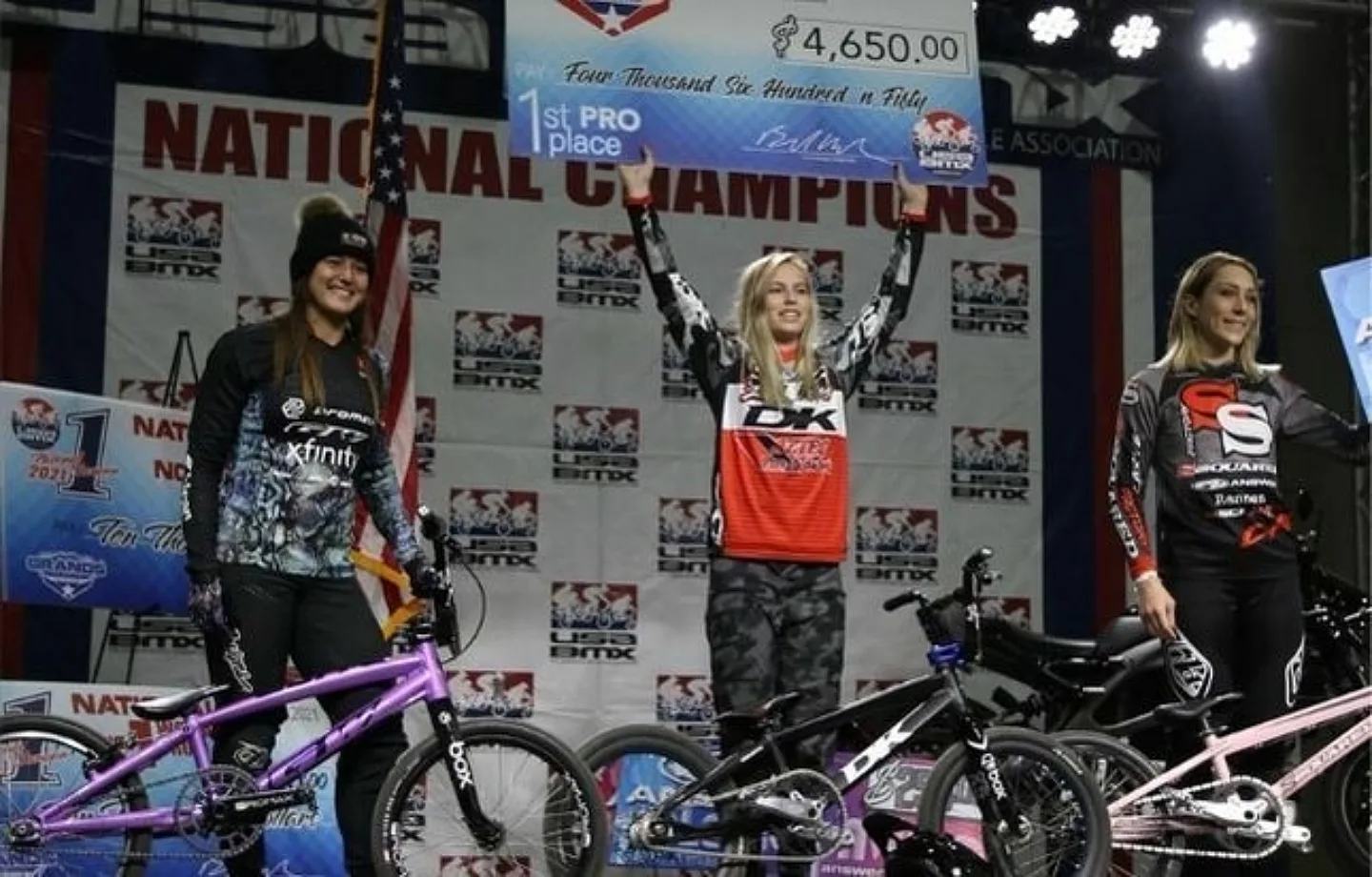 Daleny Vaughn Podium