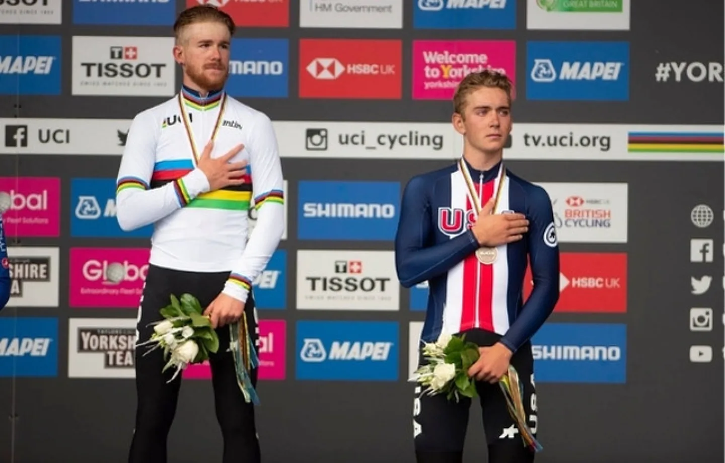 Quinn Simmons Podium